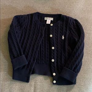 18 month navy Polo cardigan